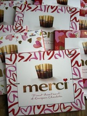 2 PC MERCI Finest Assorted of European Chocolate 8.8 oz/ 250g. Gift for Her. New