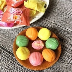IBON Fruity Toffee Candy Filled With Milk, Halal, 600g