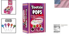 Celebration-Ready Tootsie Pops – Assorted Berry Flavors, 100 Count, Gluten Free