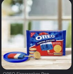 2x Oreo Limited Edition Firecracker Pop Creme Sandwich Cookies Packet 11.46oz