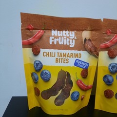 NUTTY FRUITY 2x 7oz Bags Blueberry Chili Tamarind Bites 14 oz / 396g