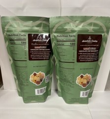 Honolulu Cookie Co. Mini Bites Chocolate Chip Macadamia Shortbread 16oz Bag x2
