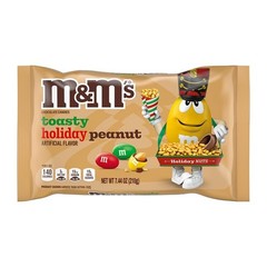 M&M’s 7.44oz TOASTY HOLIDAY PEANUT Milk Chocolate Candies Limited Edition BB7/26