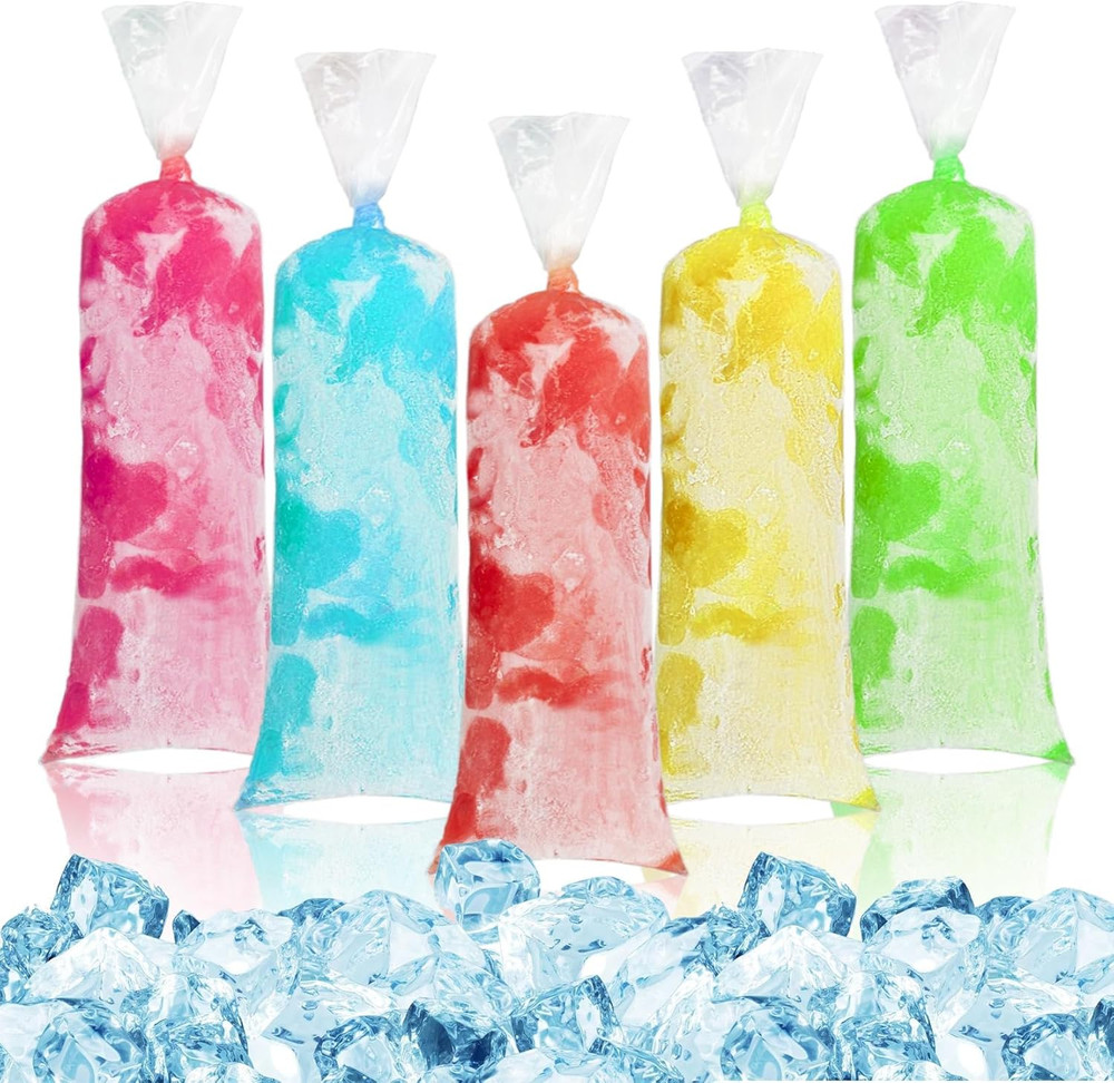 MAQIHAN 100 Ice Candy Plastic Bags – 4X12 Bolsas Para Bolis De Hielo Mexicanos F