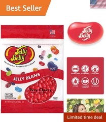 Delicious Very Cherry Jelly Beans – 1lb Resealable Bag, Fat-Free & Gluten-Free