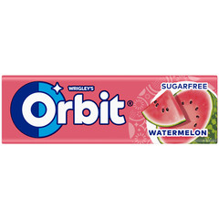 30 WRIGLEY’S ORBIT WATERMELON Flavor Sugarfree Chewing Gum Packs 14g 0.49oz