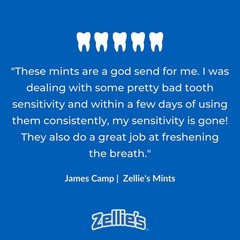 Zellie’S | 100% Xylitol Sugar Free Cool Mint Breath Mints | Non-Gmo, Low-Calorie