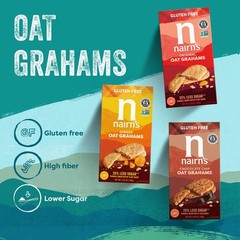 Nairn’s Gluten Free Original Oat Grahams, 5.64 Ounce (Pack of 6)