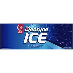Dentyne Ice, Peppermint Flavor, Easter Basket 16 Count (Pack of 9), White