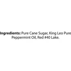 King Leo Soft Peppermint Flavor Puffs, Diet-Friendly, Bulk Hard Candy (5 Pounds)