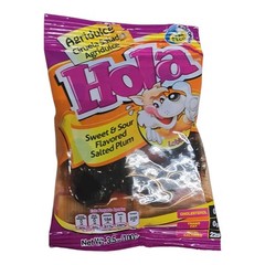 3 pack Hola Sweet & sour Flavored Salted plum(Saladito Agridulce Net wt 10-oz