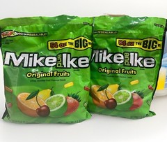 2- Mike and Ike Chewy Assorted Original Fruits (54 oz. Each) BB 3/2026
