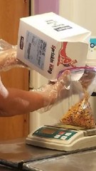 Peanut Brittle crunch Dairy queen 1 lb Krunch Kote Ice Cream Topping, Sprinkles