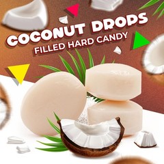 Coconut Filled Hard Candy | 1 Pound Bag – Approx. 90 Count | Tropical Treat…