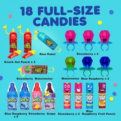 Bazooka Variety Candy Box 18 Count Lollipops Ring Pop Push Baby Bottle JuicyDrop
