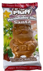 Christmas Palmer Choco Fluff Marshmallow Filled Santa 3.5oz-Brand New-SHIP 24 HR