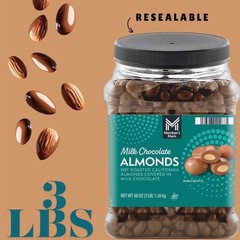 Member’s Mark Milk Chocolate Almonds 48 oz Large Bulk Snack Candy