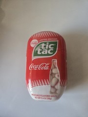 (1) One Tic Tac Limited Edition Coca Cola Pop Hard Candy Mint 3.4oz BB Oct 3 23