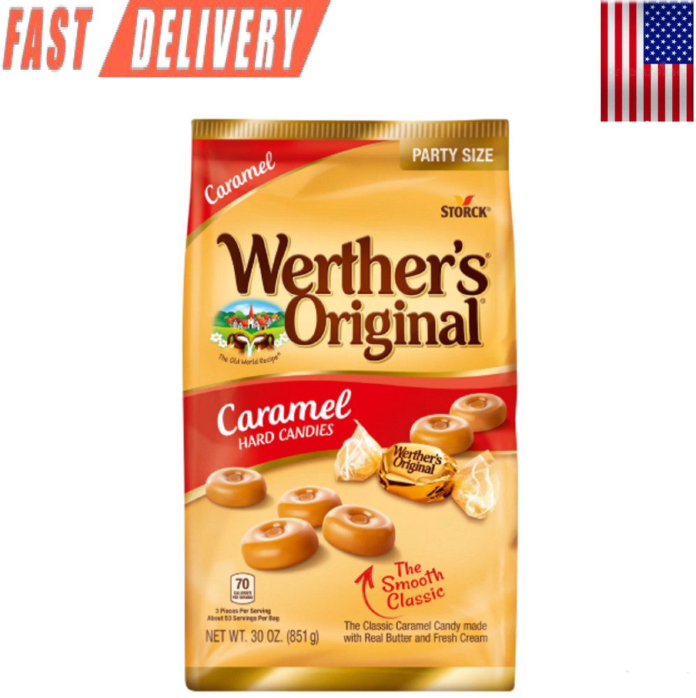 Werther’s Original Hard Caramel Candy, 30 oz