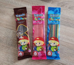 3 Israeli Snacks Sweet Sour Candy Gummy Sticks Coca cola Fruits Strew berry