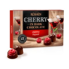 Set of 4 Boxes Sweets ROSHEN “Shooters” Chocolate Candy with Rum, Brandy Liqueur