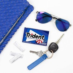 Trident Perfect Peppermint Sugar Free Gum 12 Packs 168 Pieces Bulk Chewing Gum