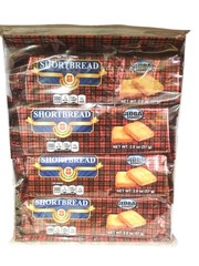 Global Brands Scottish Style SHORTBREAD Cookie 8 Packs, 6 Cookies A Pack 16 Oz