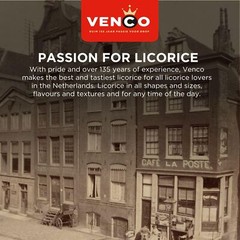 Licorice in 1 Kilo/ 2.2lb Bag – Venco Griotten Soft Sugar Coated Square Shape…