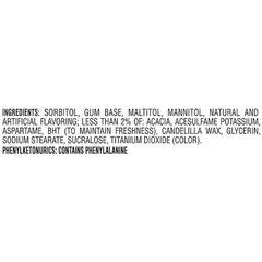 Trident White Peppermint GUM – Pack of 9 – Sugar Free – 16 COUNT