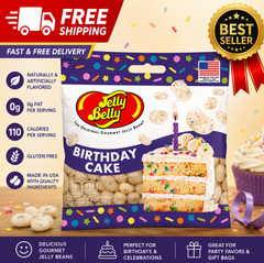 Jelly Belly Birthday Cake Jelly Beans 3.5 Ounce Party Treat Gluten Free