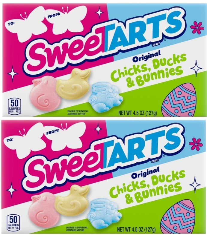 2 – Sweetarts Chicks, Ducks & Bunnies 4.5 oz 127g (9 oz 254g) Easter Pack
