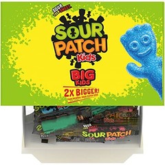 Sour Patch Kids Big Individually Wrapped Soft and Chewy Candy, 240 Count
