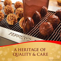 Ferrero Rocher, 24 Count, Gourmet Milk Chocolate Hazelnut, Chocolate Gift Box, I