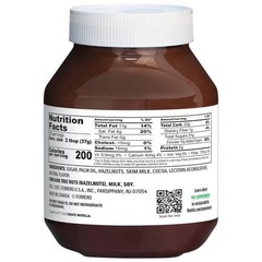 2-PACK Nutella Hazelnut Spread with Cocoa, 33.5 oz each jar
