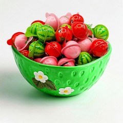 Fruit Gummy Balls Mix – 19 Ounce Jar (30 Count) – Jelly Filled Gummies