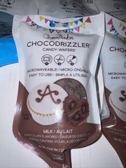 Milk Chocolate + Vanilla Flavored Candy Wafers Discs Melts Chocodrizzler Bags