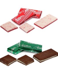 2 IN 1 ANDES CREME PEPPERMINT-ANDES MINT CRUNCH CANDY MIX FLAVOR VALUE BULK BAG