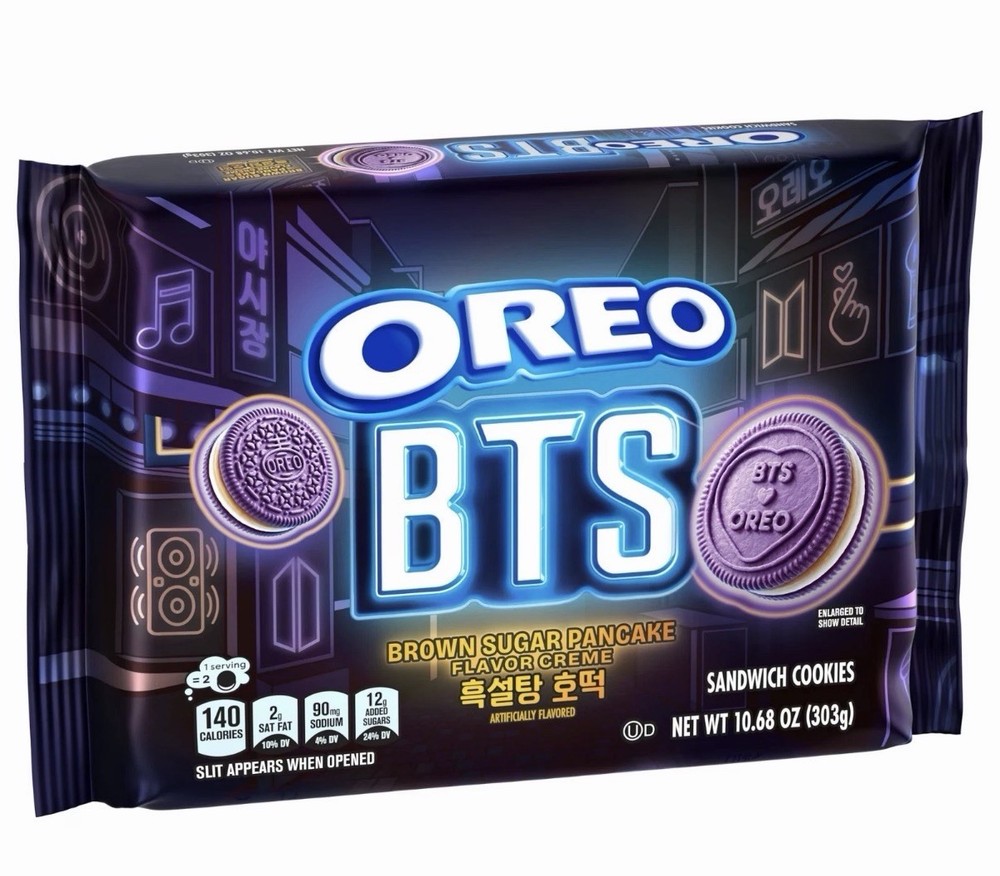 Oreo BTS Brown Sugar Pancake Sandwich Cookies Limited Edition, 10.68 oz FastShip