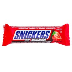Snickers Morango Strawberry Chocolate Bar – 42 g. / 1.48 oz. x 10 Bars