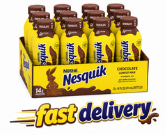 Nestle Nesquik Low Fat 1% Milk, Chocolate, 14 Ounce (Pack of 12)