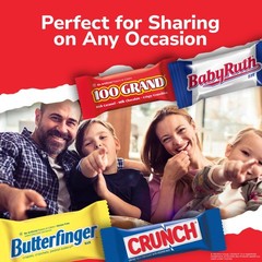 Assorted Butterfinger, Crunch, and Baby Ruth 1 Count (Pack of 1),