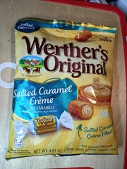 WERTHER’S ORIGINAL SALT CREME SOFT CARAMEL CANDY 4.51 Oz. Exp 8-31-2026