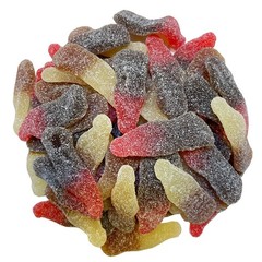 Sour Cola Bottle Gummy Candy (1 Pound, Mix)