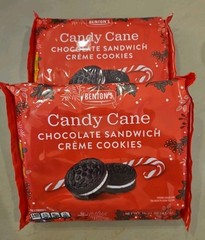 Lot Of 2~ Benton’s Candy Cane Chocolate Sandwich Crème Cookies, 432g /15.25oz