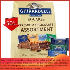 Ghirardelli Premium Square Chocolate Assortment – XL Bag – 12.5oz
