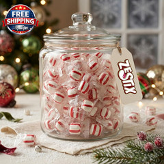 Peppermint Puffs Candy 1 LB – Soft Mint Treats for Candy Dish & Snacks