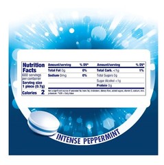 Clean Breath Sugarfree Hard Mint, 150Pc, Intense Peppermint (Pack of 4 Bottles)
