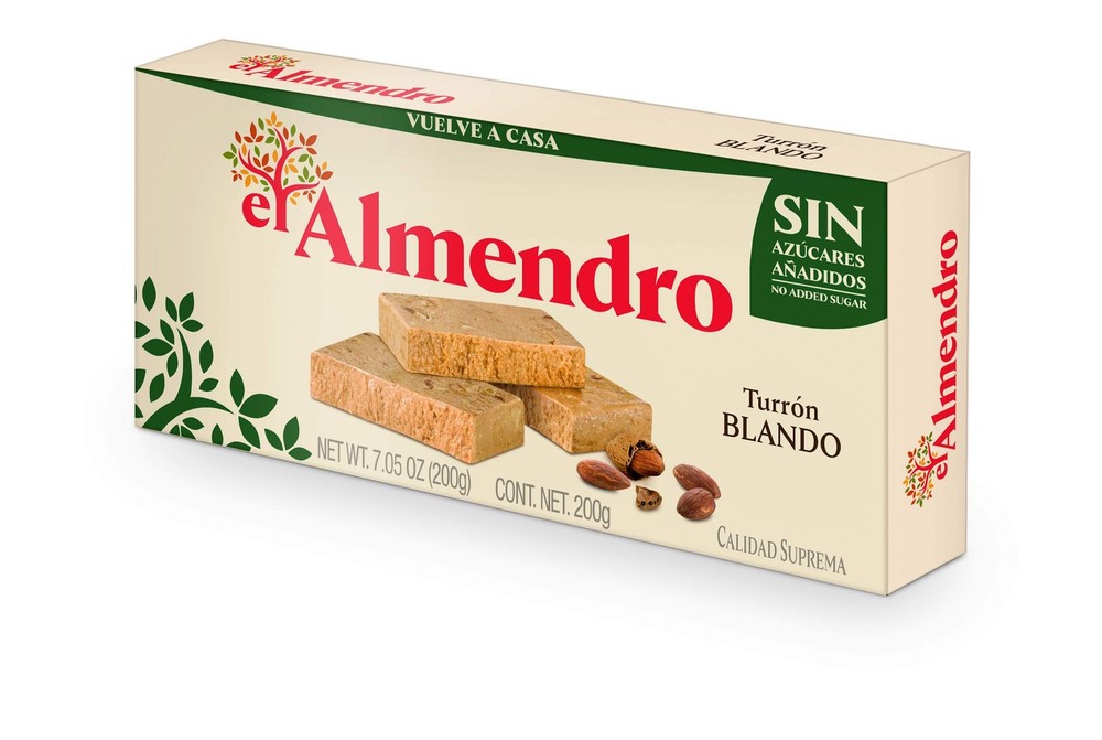 Sugar Free Soft Almond Turron Candy Bar Traditional Spanish Sweet 7oz