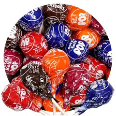 Assorted Fruit Flavors Lollipops, 110 Count