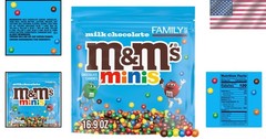Resealable 16.9 Oz MINIS Milk Chocolate Candy – Perfect for Snacking & Sharing